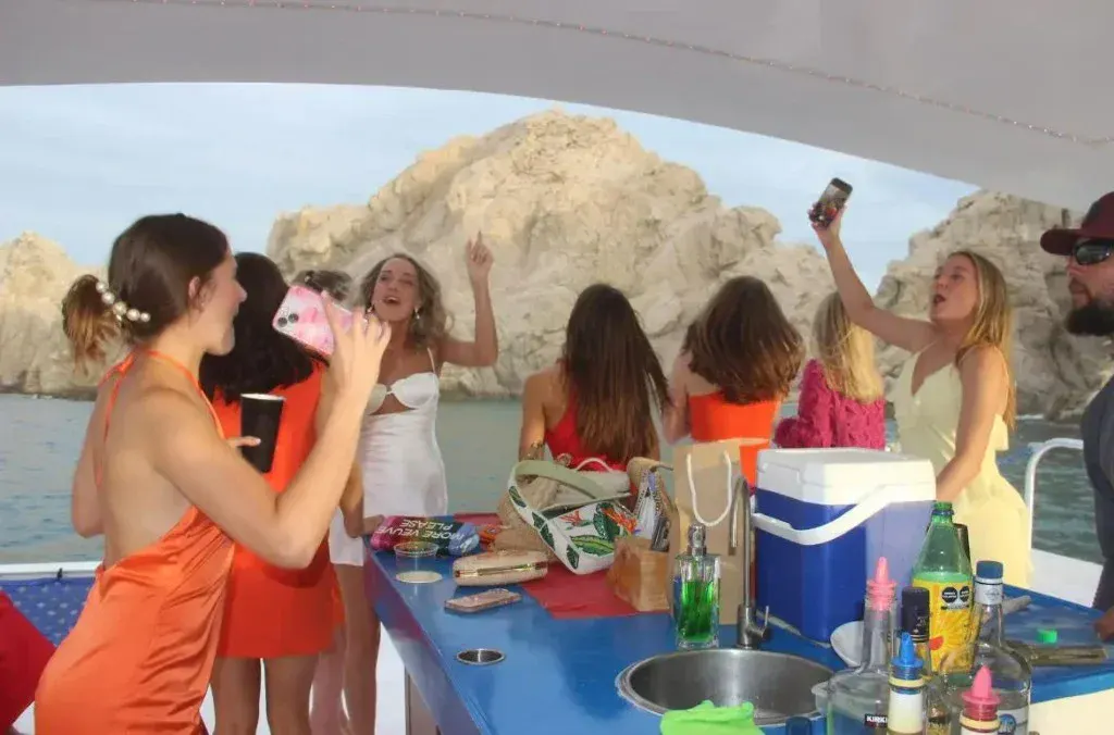 La Gringa Cabo catamaran — 40ft private party boat rental in Cabo San Lucas